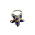 Modernist 14K Gold Lapis Lazuli Cocktail Ring tiled view