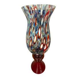 Monumental Italian Glass Vase Circa 1970 full view