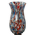 Monumental Italian Glass Vase Circa 1970 top closeup view