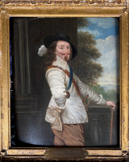 Netscher Portrait of Charles I in frame