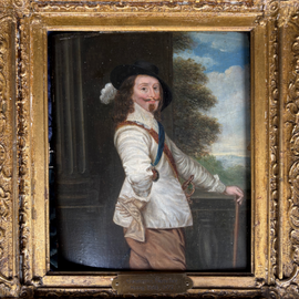 Netscher Portrait of Charles I in frame