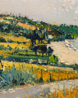 Post‑impressionist seaside scene by Yolande Ardissonne