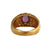 Vintage 14K Gold Amethyst & Diamond Ring