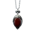 Rare Early Georg Jensen Red Agate Pendant with Original Silver Chain another closeup of pendant