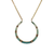 Riker Brothers horseshoe necklace shown laid flat to show the pendant’s 1 1/4 inch scale