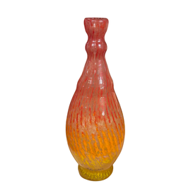 Schneider Art Glass Vase Red Top