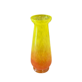 Schneider Art Glass Vase angled top down view