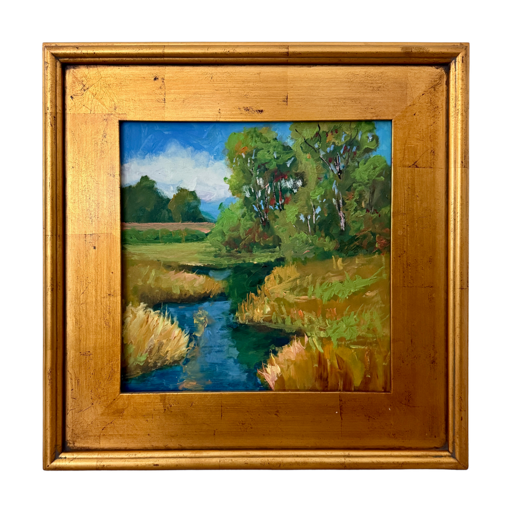American Impressionist Painting Landscape Oil Kenneth Burnside