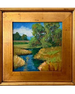 American Impressionist Painting Landscape Oil Kenneth Burnside
