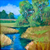 American Impressionist Painting Landscape Oil Kenneth Burnside