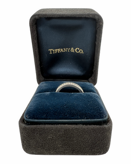 Tiffany & Co. Platinum And Diamond Eternity Band, Size 5
