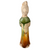 Two Chinese Tang Dynasty Sancai Glazed Figures back of one