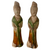 Two Chinese Tang Dynasty Sancai Glazed Figures view of pair
