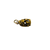 Side view of Victorian 14K Gold Mask Charm or Small Pendant