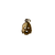 Back view of Victorian 14K Gold Mask Charm or Small Pendant