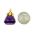 Vintage 1900 amethyst fob crafted in 14K gold