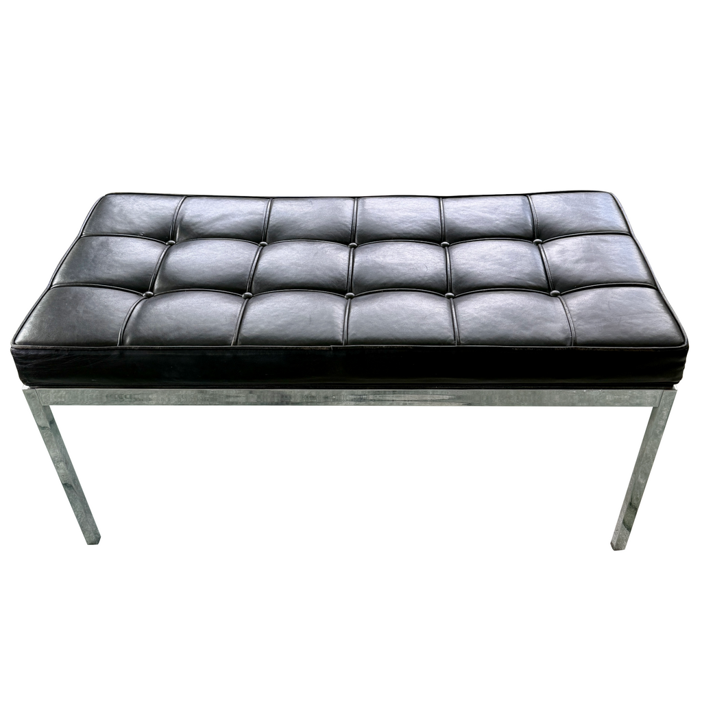 Vintage Florence Knoll Bench Circa 1970 length view