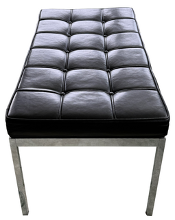 Vintage Florence Knoll Bench Circa 1970 end view