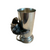 antique silver bear-decorated vodka cups