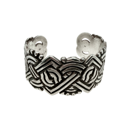 early spratling geometric openwork silver bracelet
