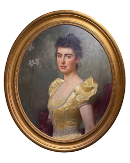 Attributed to Sergeant Kendall American portrait painting