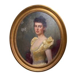 Attributed to Sergeant Kendall American portrait painting