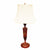 Neoclassical Style Painted Satinwood Lamp