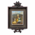 surrealist oil on board painting by Pavel Bouda Czech landscape