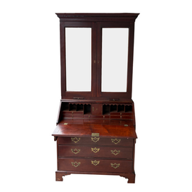 18th Century George III Mahogany Secretary
