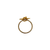 19th‑century gold griffin conversion ring featuring seed pearl detail