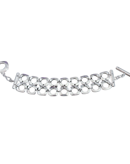 vintage tiffany modernist silver bracelet