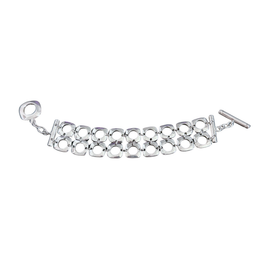 vintage tiffany modernist silver bracelet