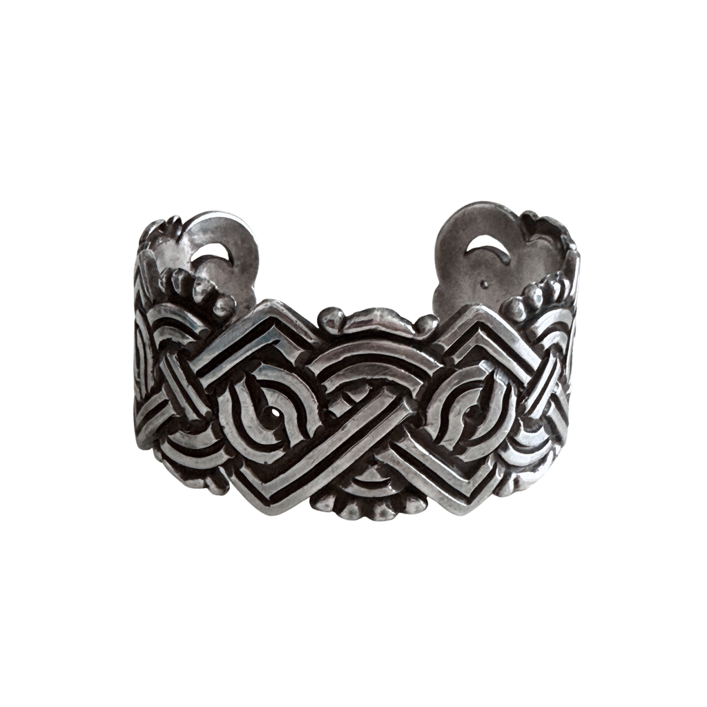 william spratling 980 silver taxco cuff bracelet