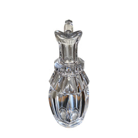 19th C. Bohemian Clear Cut Glass Pitcher
