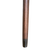 19th C. Carved Dog Head Cane Handle With Glass Eyes