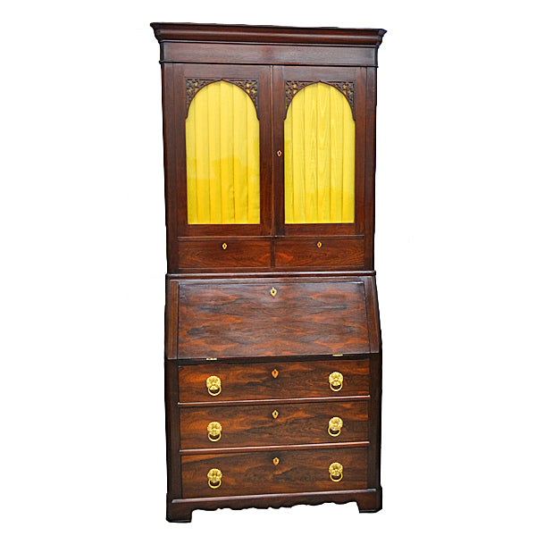 American Rosewood Secretary Dated 1861