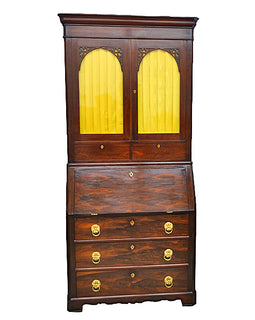 American Rosewood Secretary Dated 1861
