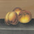 American Still Life Pastel on Paper, Still Life of Peaches 19th Century closeup