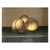 American Still Life Pastel on Paper, Still Life of Peaches 19th Century no frame