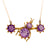 Victorian Etruscan 15K Gold Amethyst Insect Pendant Necklace