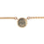 Antique 14K Gold Cabochon Garnet Pendant Necklace back view