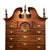 Antique Boston Chippendale Style Walnut Highboy top