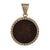 14K Gold Etruscan Carved Onyx Intaglio Pendant