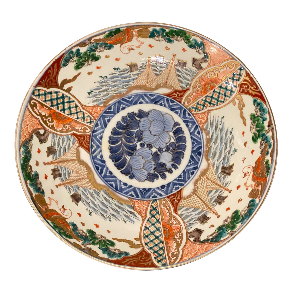 Japanese Meiji Period Imari Porcelain harger / Plate