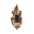 Victorian 14K Gold Carved Sardonyx Cameo Pendant with Seed Pearls