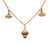 Victorian 14K Gold Repurposed Hat Pin & Stick Pin Charm Necklace