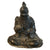 Chinese Bronze Seated Deity Holding Fruit FRONT