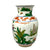 Chinese Famille Verte Porcelain Vase with Figural and Floral Decoration