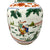 Chinese Famille Verte Porcelain Vase with Figural and Floral Decoration
