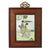 Chinese Painted Porcelain Scenic Figural Plaque full view
